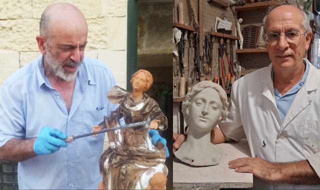 Lecce, nelle botteghe dei maestri Riso e Donfrancesco alla scoperta dei segreti della cartapesta